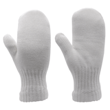 Knit Traffic Mittens- White