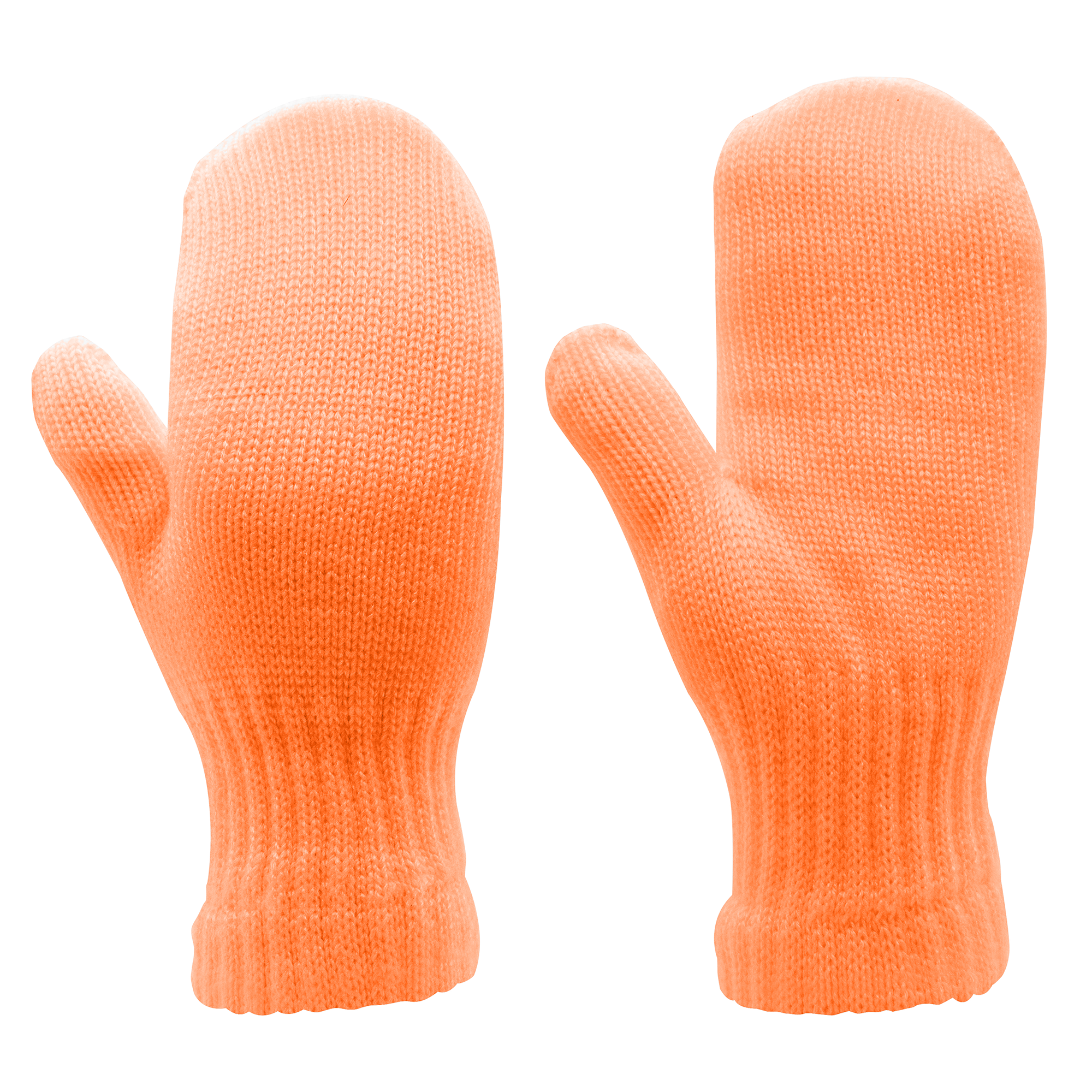 Orange shop knit gloves