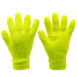 Knit Traffic Gloves -Yellow